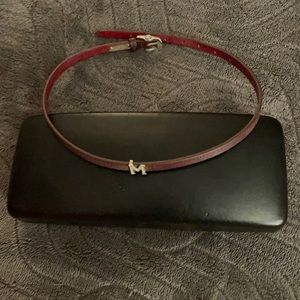 Henri Bendel Brown Choker / Bracelet / Ankle Bracelet (Monogram is removable)